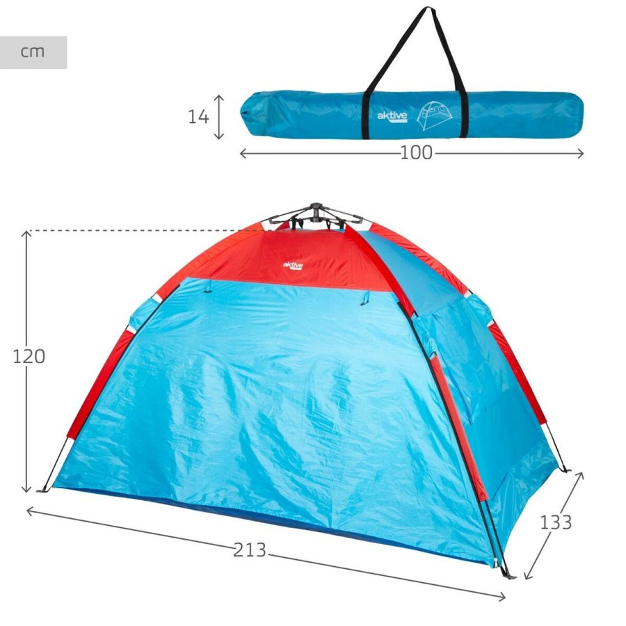 Strandtelt Aktive Polyester 213 x 120 x 133 cm #9