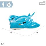 Oppustelig flyder Intex 145 x 185 cm (6 enheder) #9