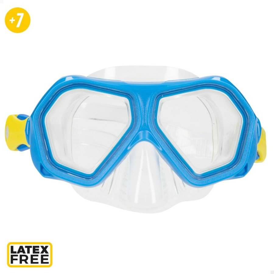 Snorkel beskyttelsesbriller og rr til brn AquaSport Bl (4 enheder) #9