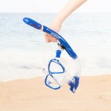 Snorkel beskyttelsesbriller og rr AquaSport Bl Voksne (2 enheder) #3