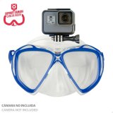 Snorkel beskyttelsesbriller og rr AquaSport Bl Voksne (2 enheder) #5