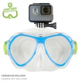 Snorkel beskyttelsesbriller og rr til brn AquaSport Bl (2 enheder) #9
