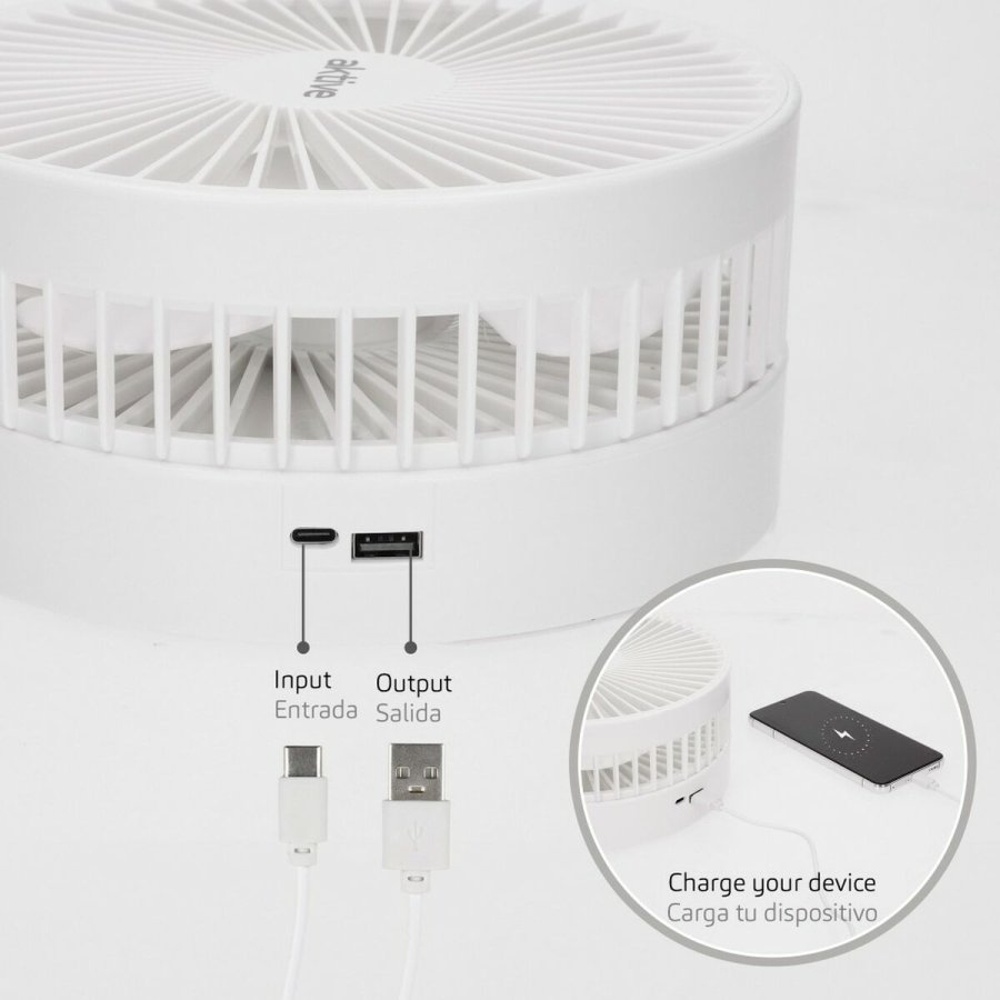 Fleksibel Brbar Ventilator Aktive Genopladelig (4 enheder) #4