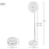 Fleksibel Brbar Ventilator Aktive Genopladelig (4 enheder) #5