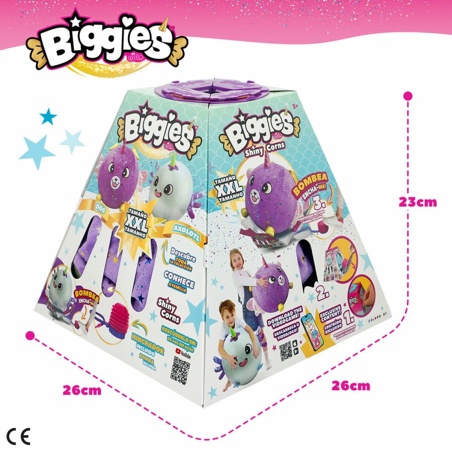 Bamse Eolo Lilla plys Plastik 45 x 45 x 45 cm Oppustelig (4 enheder) #7