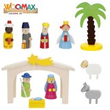 Betlehem dekoration Woomax Tr plywood 23 x 16 x 11 cm (4 enheder) #21