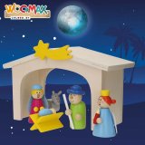 Betlehem dekoration Woomax Tr plywood 23 x 16 x 11 cm (4 enheder) #25
