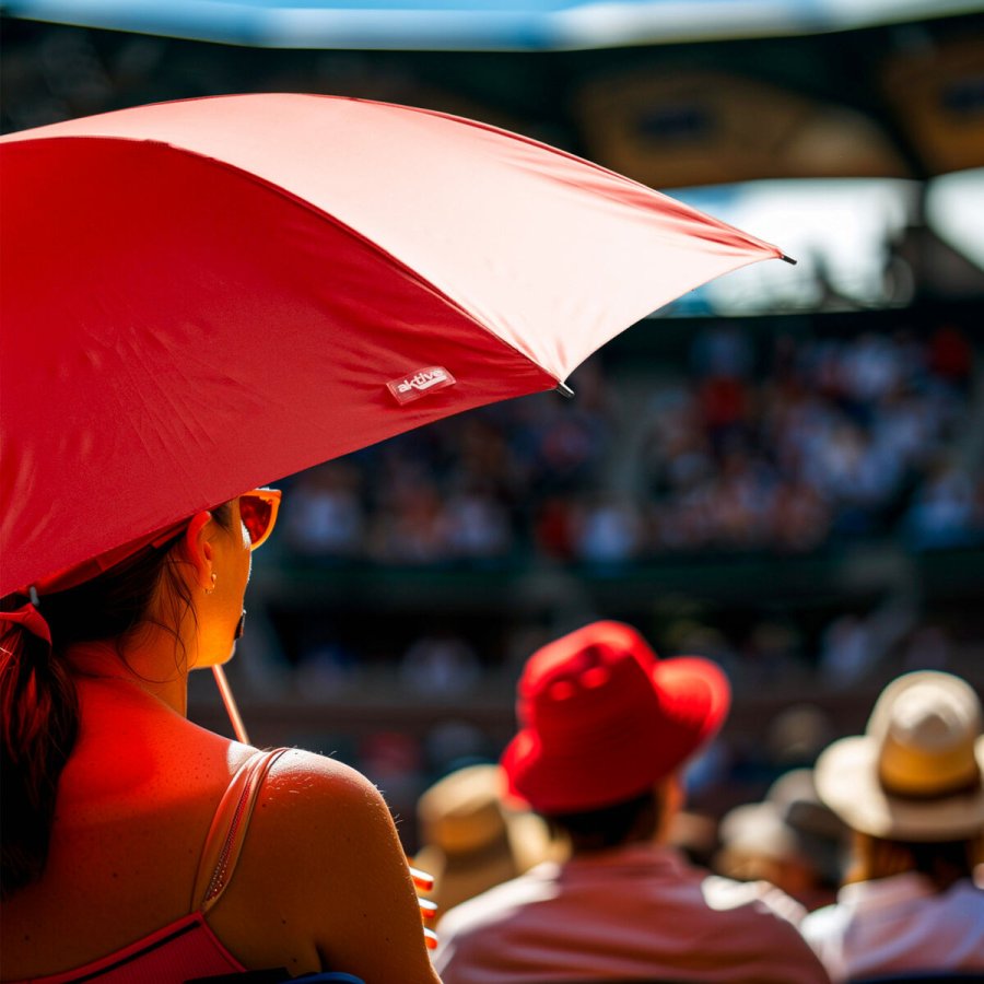 Paraply Aktive Rd  150 cm 150 x 96 x 150 cm (6 enheder) #3