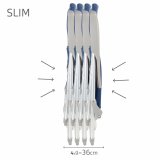 strandstol Aktive Marinebl 47 x 89 x 56 cm (4 enheder) #4