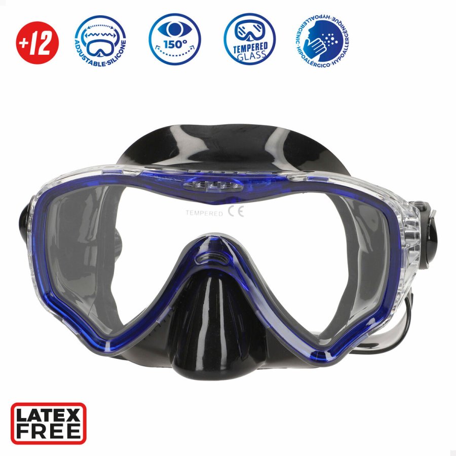 Snorkel beskyttelsesbriller og rr AquaSport Bl Rd (6 enheder) #4