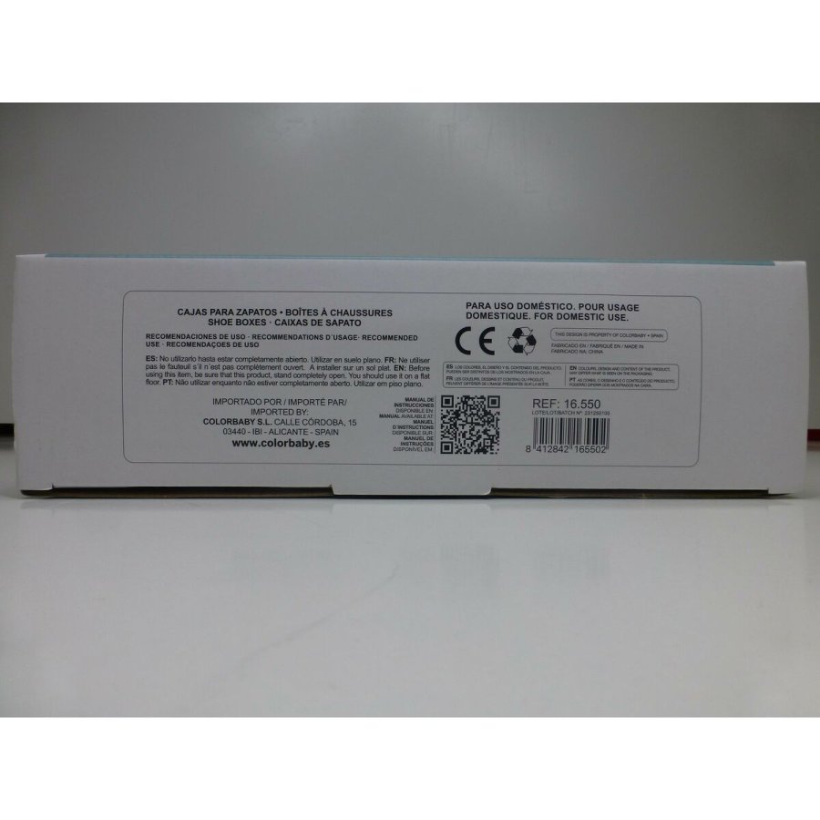 Stabelbar skotjsske Max Home polypropylen ABS 25 x 18,5 x 35 cm (4 enheder) #17