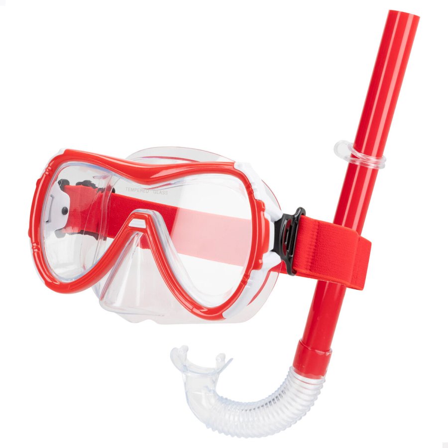 Snorkel beskyttelsesbriller og rr AquaSport Sort Rd (6 enheder) #2