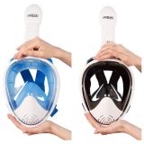 Snorkelmaske med sportskamerasttte AquaSport Bl Hvid (4 enheder) #7