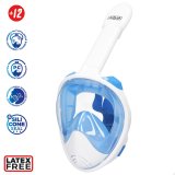 Snorkelmaske med sportskamerasttte AquaSport Bl Hvid (4 enheder) #4