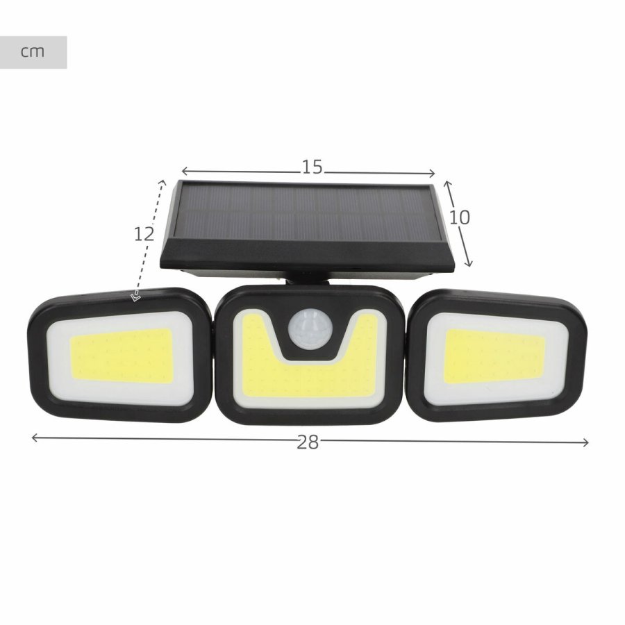 Solcelledrevet spotlight Aktive 28 x 9 x 12 cm (4 enheder) #5