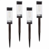Solcellelampe Aktive 6 x 55 x 6 cm (4 enheder) #2