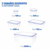 St med stabelbare hermetiske kkkenbeholdere Max Home 29 x 12 x 20 cm 6 enheder #3