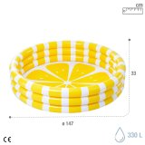 Oppustelig Pool til Brn Intex Citron 147 x 33 x 147 cm Gul (6 enheder) #5