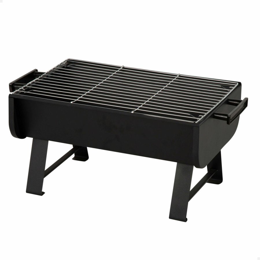 Havegrill Transportabel Aktive Stl 45 x 25 x 30 cm Sort (2 enheder) #5