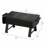Havegrill Transportabel Aktive Stl 45 x 25 x 30 cm Sort (2 enheder) #17