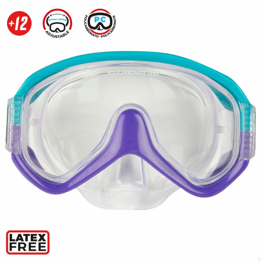 Snorkel beskyttelsesbriller og rr AquaSport Turkisbl (6 enheder) #5