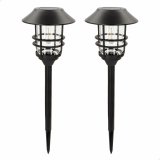 Solcellelampe Aktive 17 x 58 x 17 cm (2 enheder) #2