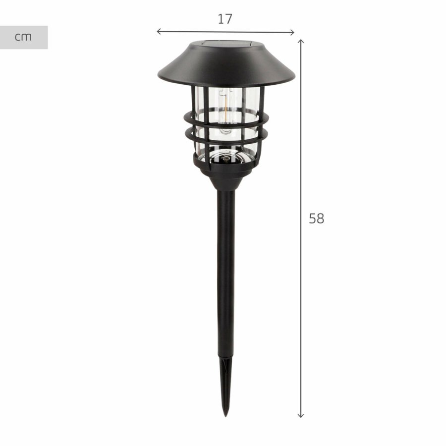 Solcellelampe Aktive 17 x 58 x 17 cm (2 enheder) #5