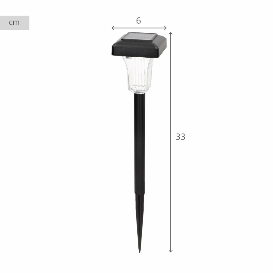 Solcellelampe Aktive 6 x 33 x 6 cm (6 enheder) #5