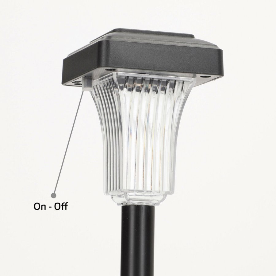 Solcellelampe Aktive 6 x 33 x 6 cm (6 enheder) #6
