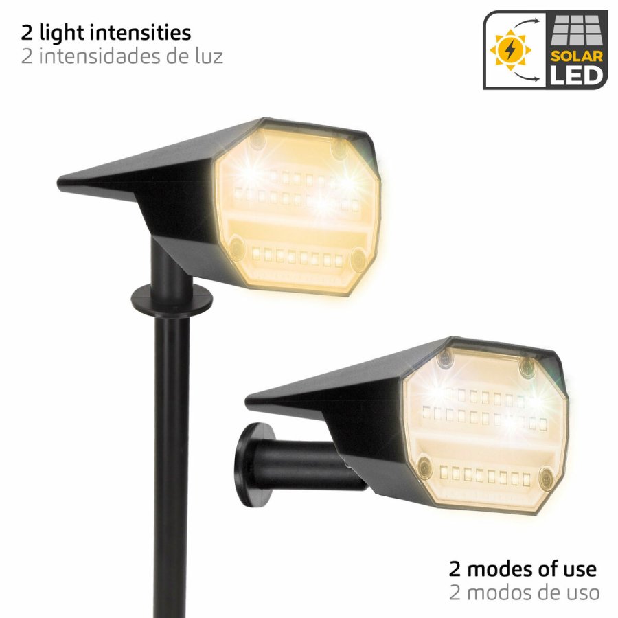 Solcellelampe Aktive 8 x 37 x 11 cm (6 enheder) #3