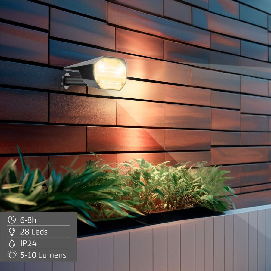 Solcellelampe Aktive 8 x 37 x 11 cm (6 enheder) #4