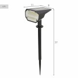 Solcellelampe Aktive 8 x 37 x 11 cm (6 enheder) #5