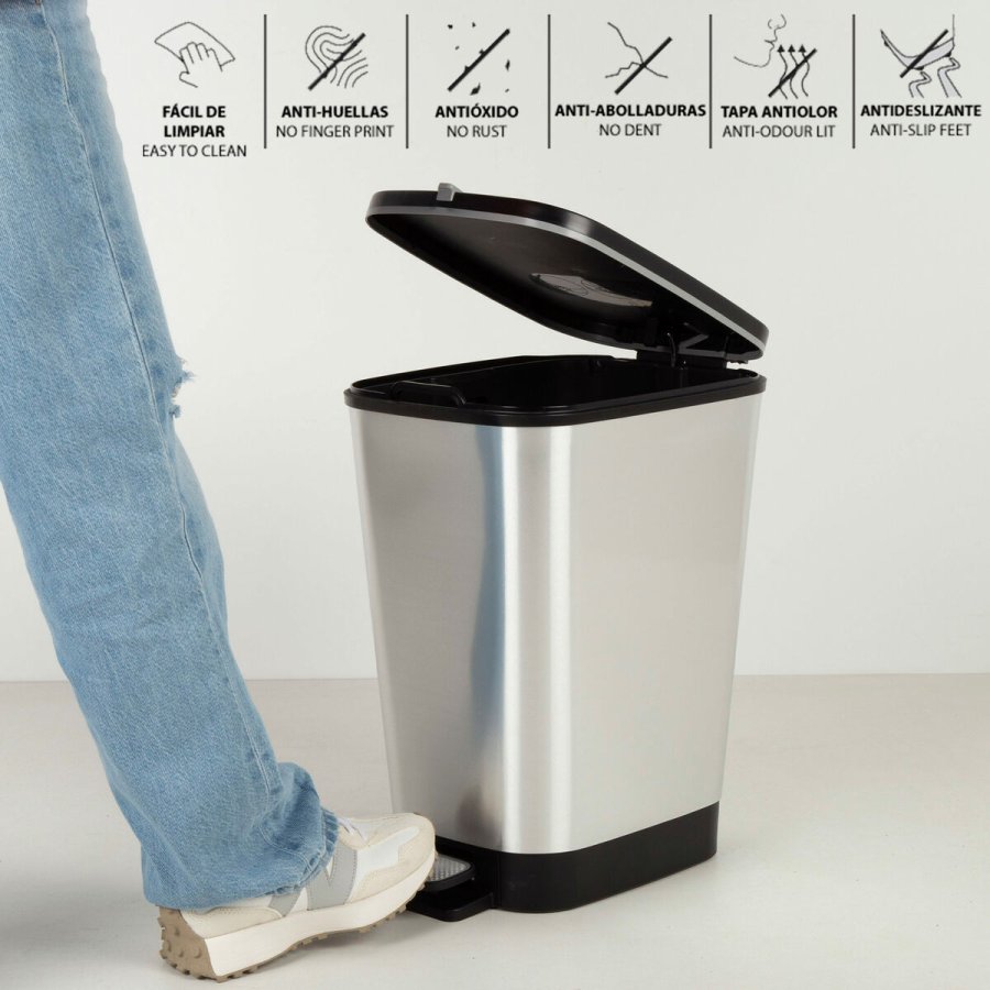 Skraldespand Curver Gr Plastik 25 L (4 enheder) #9