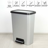 Skraldespand Curver Gr Plastik 50 L (5 enheder) #9