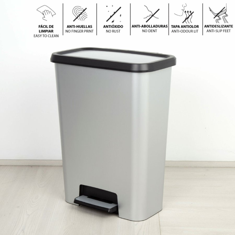 Skraldespand Curver Gr Plastik 50 L (5 enheder) #9
