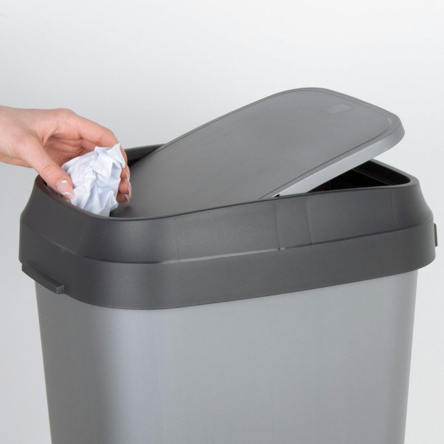 Skraldespand Curver Mrkegr Plastik 35 L (6 enheder) #9
