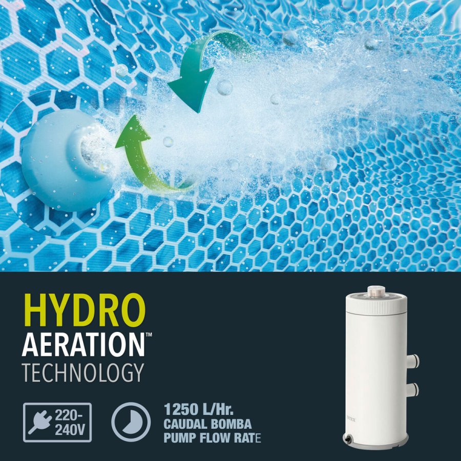 Rensesystem til swimmingpool Intex 3785 l/h 4 enheder #6