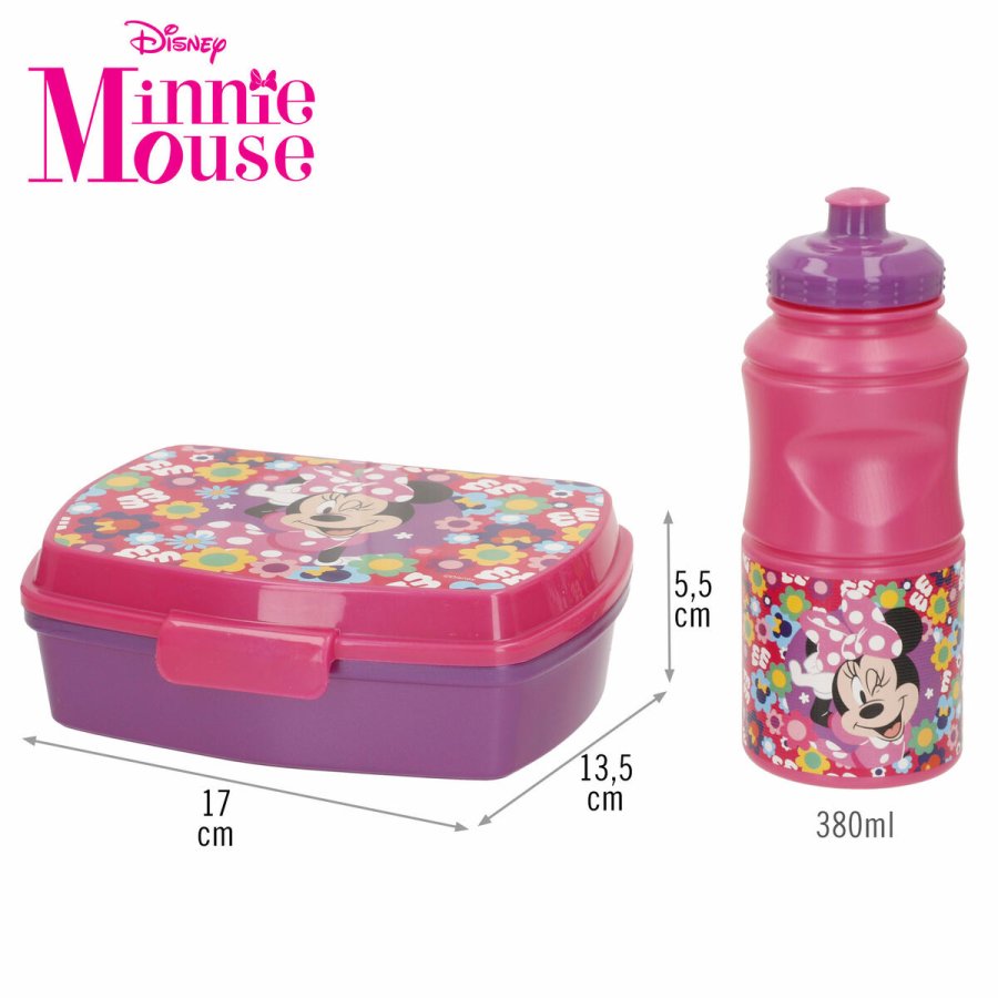 Madkasse Minnie Mouse 380 ml 17 x 5,5 x 13,5 cm Flaske (6 enheder) #5