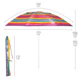 Parasol Aktive 240 X 220 X 240 CM (6 enheder) #5