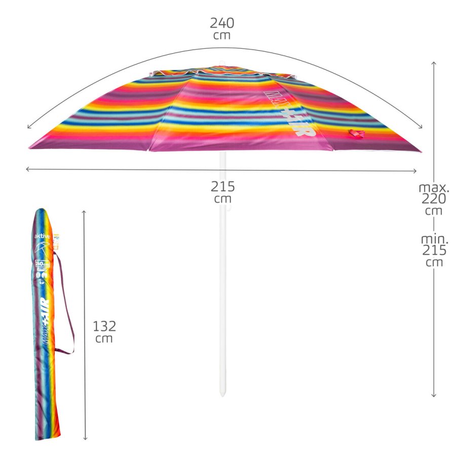 Parasol Aktive 240 X 220 X 240 CM (6 enheder) #5