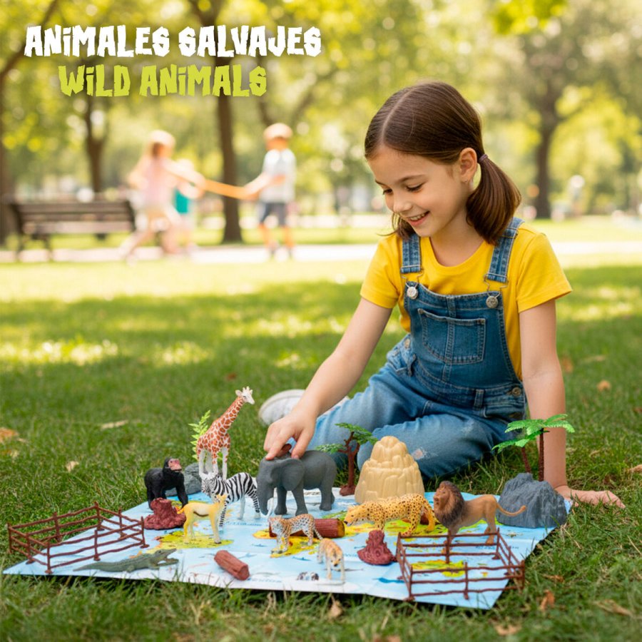 St Vilde Dyr Colorbaby Plastik 15 x 10 x 8 cm (4 enheder) #3