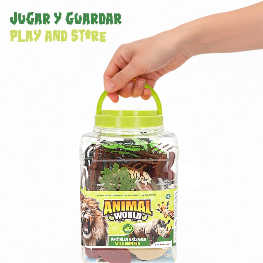 St Vilde Dyr Colorbaby Plastik 15 x 10 x 8 cm (4 enheder) #6