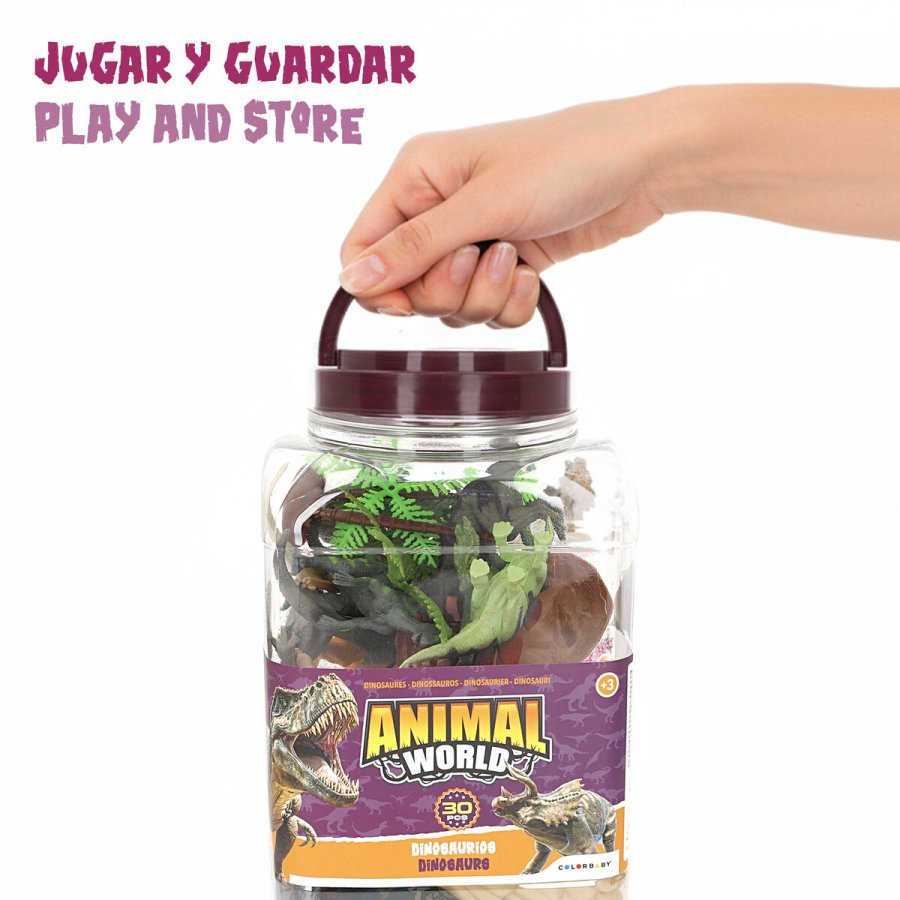 St Dinosaurer Colorbaby 18 x 10 x 6 cm 30 Dele 4 enheder #6