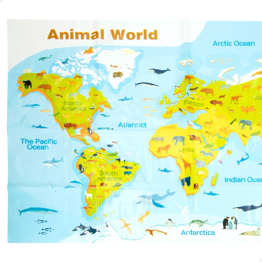 Dyrefigurer Colorbaby Plastik 23 X 10 X 7 CM (4 enheder) #4