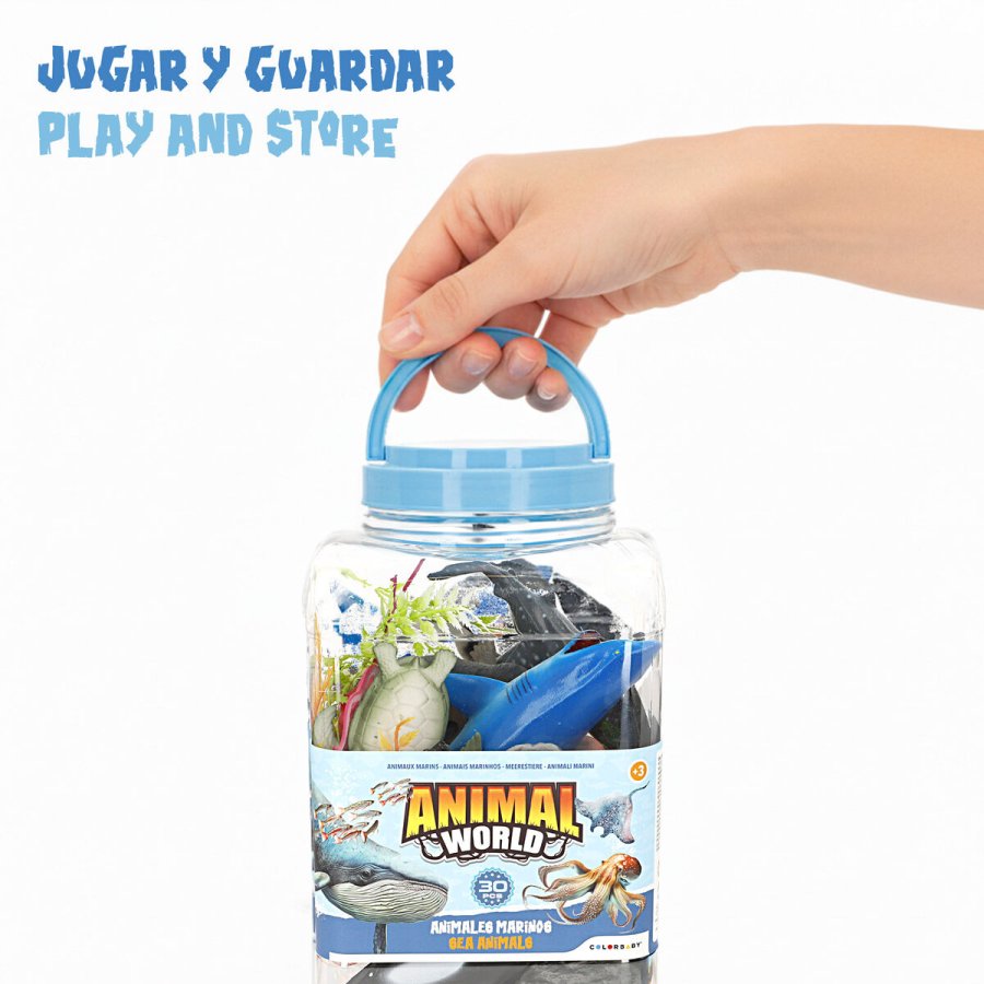 Dyrefigurer Colorbaby Plastik 23 X 10 X 7 CM (4 enheder) #6