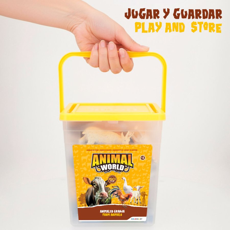 St Bondegrdsdyr Colorbaby Plastik 16 x 12 x 4 cm (4 enheder) #6