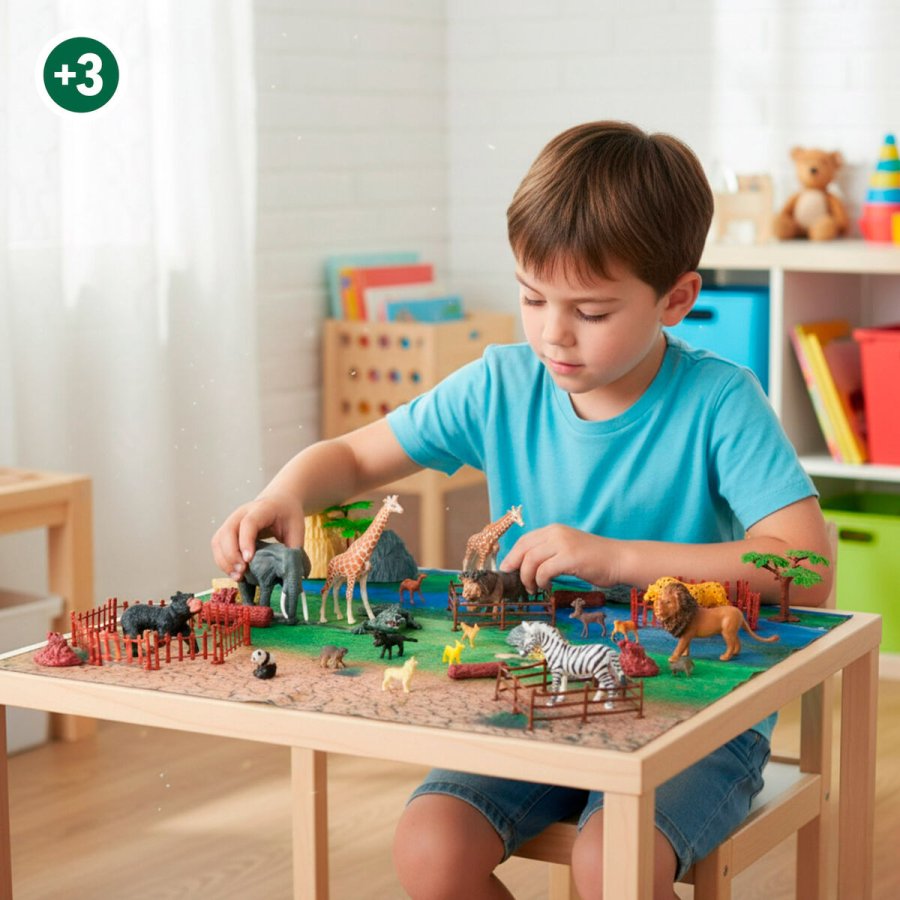 St Vilde Dyr Colorbaby Plastik 13 x 12 x 5 cm (4 enheder) #5