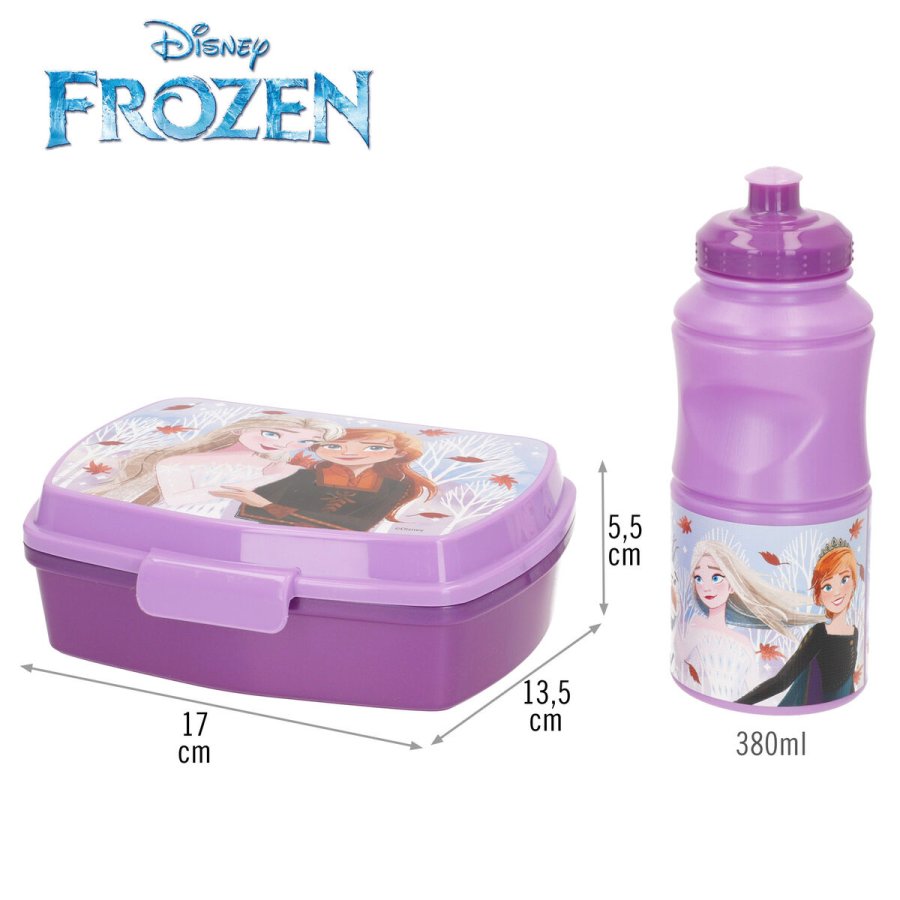 Madkasse med tilbehr Frozen 380 ml 17 x 5,5 x 13,5 cm (6 enheder) #5