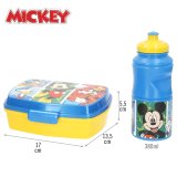 Madkasse med tilbehr Mickey Mouse Plastik 380 ml 17 x 5,5 x 13,5 cm (6 enheder) #5