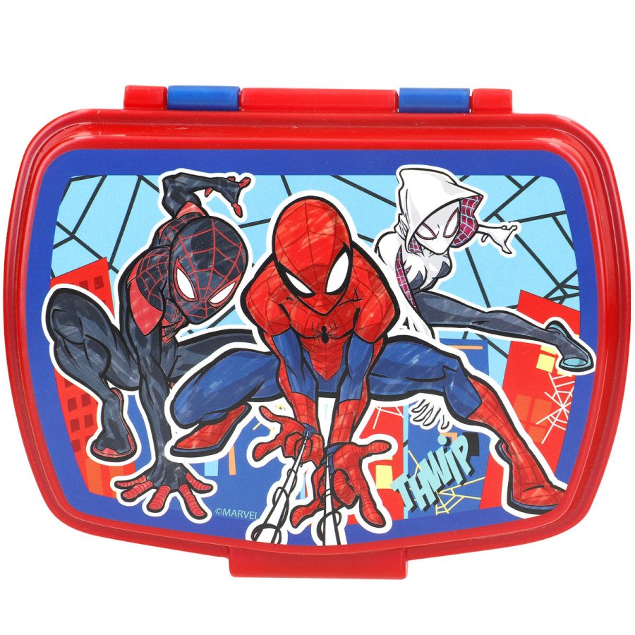 Madkasse med tilbehr Spider-Man Plastik 380 ml 17 x 5,5 x 13,5 cm (6 enheder) #4